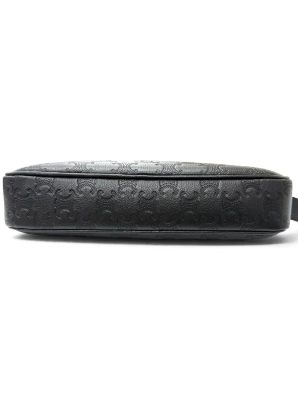 Celine Horizontal Messenger Leather Triomphe Medium Shoulder Bag